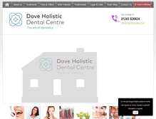 Tablet Screenshot of dove-dentalcare.co.uk